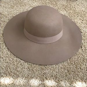Taupe Floppy Hat